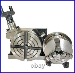 Rotary Table 3Inch 80mm Horizontal And Vertical + Chuck All Sizes Combo USA Rotary Table 3Inch 80mm Horizontal And Vertical + Chuck All Sizes Combo USA