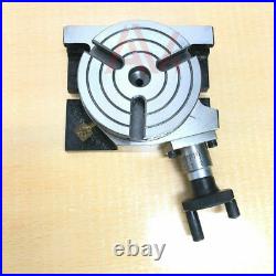 Rotary Table 3 75mm Horizontal And Vertical 65mm 3 Jaw Chuck & Backplate Kit