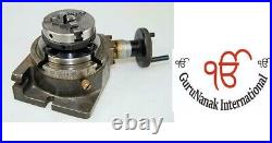 Rotary Table 3 75mm Horizontal And Vertical With 65mm 3 Jaw Chuck & Back Plate