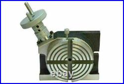 Rotary Table 3 75mm Horizontal And Vertical With 65mm 4 Jaw Chuck & Backplate