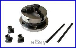 Rotary Table 3/ 80 mm 4 Slot With 50 mm Mini Lathe Chuck For Milling Machine