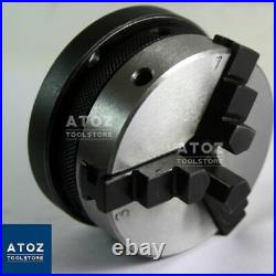 Rotary Table 3 80mm Horizontal Vertical + 65mm 3 jaw self centering chuck Atoz