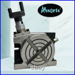 Rotary Table 3 inch 75mm Horizontal & Vertical Model- Milling Machine 4 sl