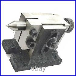 Rotary Table 3 inch 80mm & Suitable Single Bolt Tailstock 65mm chuck& Backplate