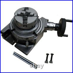 Rotary Table 4100mm Horizontal And Vertical With 65mm 4 Jaw Chuck & Backplate