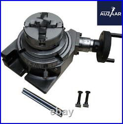 Rotary Table 4100mm Horizontal And Vertical With 70mm 4 Jaw Chuck & Backplate