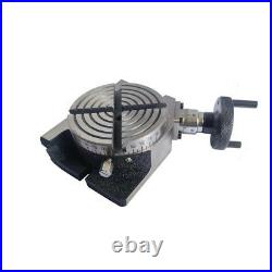 Rotary Table 4/ 100 mm With 80 mm Mini Lathe Scroll Chuck With Backplate