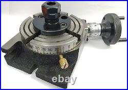 Rotary Table 4 (100 mm) with ER Collet Adapter for Milling UK FULFILLED
