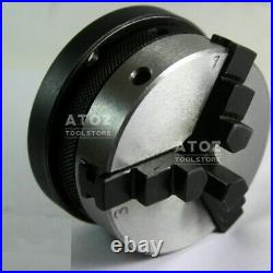 Rotary Table 4 / 100mm HV Model + 65mm self centering lathe chuck + PLATE ATOZ