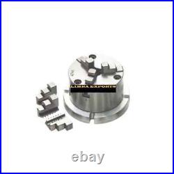 Rotary Table 4 / 100mm Horizontal Vertical + 80mm 3 Jaws self centering Chuck