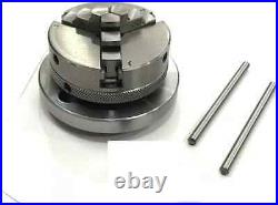 Rotary Table 4/ 100mm Horizontal and Vertical & 65mm 3 Jaw Chuck fast shipping
