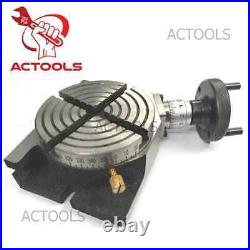 Rotary Table 4/ 100mm Horizontal and Vertical & 65mm 3 Jaw Chuck free shipping