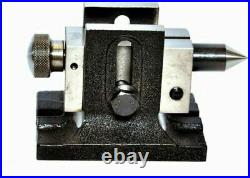 Rotary Table 4/100mm With 65mm Lathe Chuck, Tailstock & M6 Clamping Kit Set