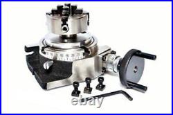 Rotary Table 4/100mm With 70mm Independent Chuck & Backplate