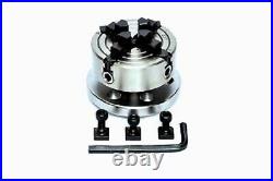 Rotary Table 4/100mm With 70mm Independent Chuck & Backplate