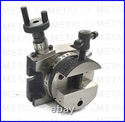 Rotary Table 4 4-Slot + 80mm Backplate + 70mm 4 Jaw Independent Chuck + Vise
