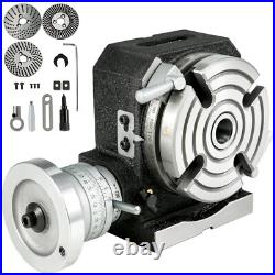 Rotary Table 4 4-Slot Horizontal Vertical Dividing Plates for Milling Machine