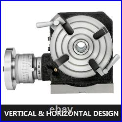 Rotary Table 4 4-Slot Horizontal Vertical Dividing Plates for Milling Machine