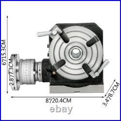 Rotary Table 4 4-Slot Horizontal Vertical Dividing Plates for Milling Machine