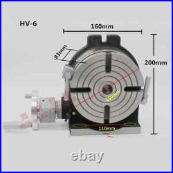 Rotary Table 4/5/6inch Horizontal Vertical Rotary Table for Milling Machine