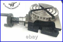Rotary Table 4 Inch/100 mm Horizontal Vertical For Milling Premium Quality Rotary Table 4 Inch/100 mm Horizontal Vertical For Milling Premium Quality