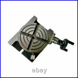 Rotary Table 4 Inch/100 mm Horizontal Vertical Milling Metalworking. H. Q