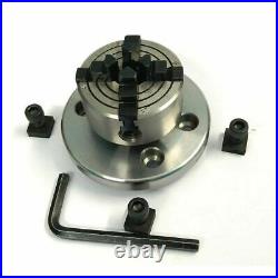 Rotary Table 4 Inch 100 mm With 65 mm Mini Independent lathe Chuck