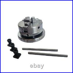 Rotary Table 4 Inch 100 mm With 65 mm Mini Lathe Scroll Chuck With Backplate