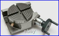 Rotary Table 4'' Inch / 100mm 4 Slot For Milling Machine Horizontal / Vertical