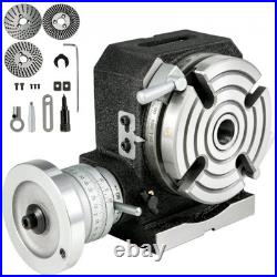 Rotary Table 4 Inch 100mm Horizontal Vertical For Milling 2 5 Inch 10mm 4 Slot