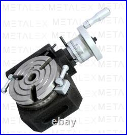 Rotary Table 4 Inch 110mm 3 Slots MODEL HV4 With Center Bore MT2 USA STOCKIST