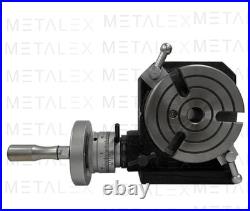 Rotary Table 4 Inch 110mm 3 Slots MODEL HV4 With Center Bore MT2 USA STOCKIST