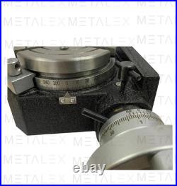 Rotary Table 4 Inch 110mm 3 Slots MODEL HV4 With Center Bore MT2 USA STOCKIST