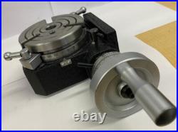 Rotary Table 4 Inch 110mm 3 Slots MODEL HV4 With Center Bore MT2 USA STOCKIST Rotary Table 4 Inch 110mm 3 Slots MODEL HV4 With Center Bore MT2 USA STOCKIST