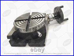 Rotary Table 4 Inches II 100 mm HV- 4 Slots for Milling Machine by ASSORTS