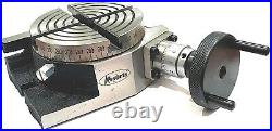 Rotary Table 4 inch 100 mm Horizontal & Vertical Model 4 slots -USA FULFILLED