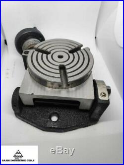 Rotary Table 4 or 100mm For Milling Machine 3 slot Tilting Premium Quality