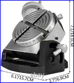 Rotary Table 4inch/100mm Horizontal Vertical Rotary Table 4-Slot Rotary Table Rotary Table 4inch/100mm Horizontal Vertical Rotary Table 4-Slot Rotary Table