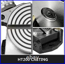 Rotary Table 4inch/100mm Horizontal Vertical Rotary Table 4-Slot Rotary Table Rotary Table 4inch/100mm Horizontal Vertical Rotary Table 4-Slot Rotary Table