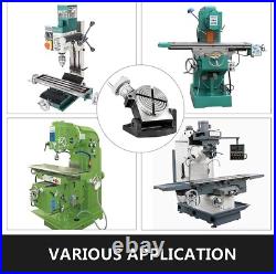 Rotary Table 4inch/100mm Horizontal Vertical Rotary Table 4-Slot Rotary Table