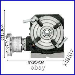 Rotary Table 4slot Horizontal Vertical Dividing Plate Milling Machine Adjustable