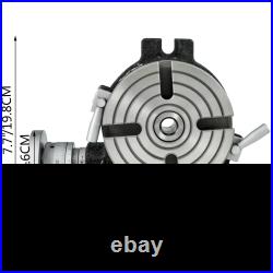 Rotary Table 6(150 mm) 4-Slot Horizontal Vertical Dividing Plates for Milling M