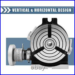 Rotary Table 6 in HV6 3-Slot Precision Durable Horizontal with Honeycomb Pane