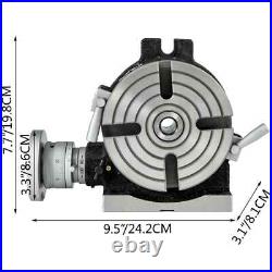 Rotary Table 6inch(150mm) Horizontal Vertical Milling 4-Slot Indexing Plate Set
