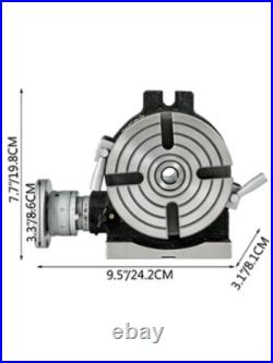 Rotary Table 6inch(150mm) Horizontal Vertical Milling 4-Slot Indexing Plate Set
