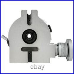Rotary Table 6inch(150mm) Horizontal Vertical Milling Table 2/ 5inch(10mm) 4