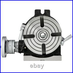 Rotary Table 6inch(150mm) Horizontal Vertical Milling Table 2/ 5inch(10mm) 4