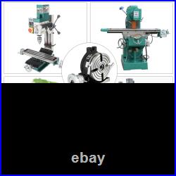 Rotary Table 6inch(150mm) Horizontal Vertical Milling Table 2/5inch(10mm) 4-Slo
