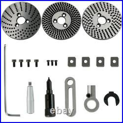 Rotary Table 6inch(150mm) Horizontal Vertical Milling Table 2/5inch(10mm) 4-Slot