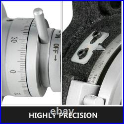 Rotary Table 6inch Horizontal Vertical Milling Table 4-Slot Indexing Plate Set